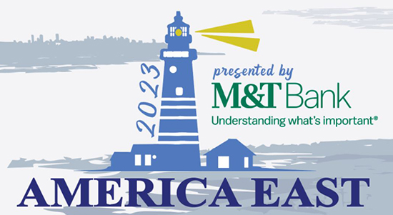 America East- 2023 Presented by M&T Bank Logo